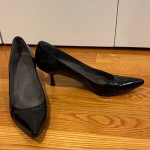 Stuart Weitzman Black Patent Heels